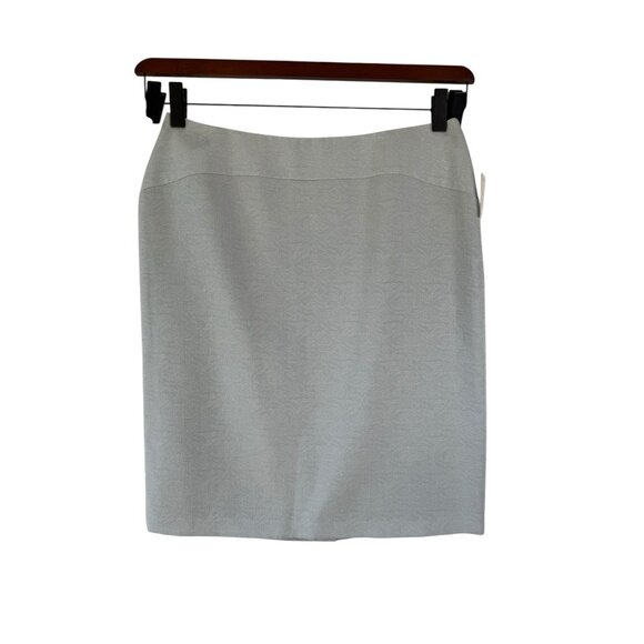 Liz Claiborne Suit 16 Jacket Skirt 2 pc Set Blue Tint Jacquard NEW READ - Picture 9 of 12